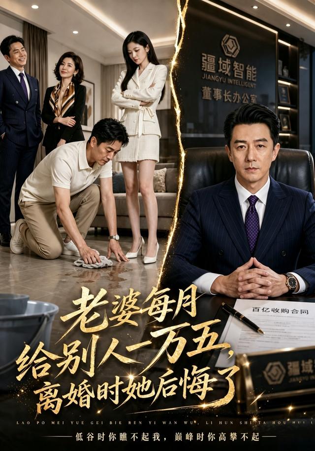 老婆每月给别人一万五,离婚时她后悔了AI短剧(全集)